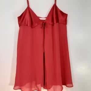 VICTORIA'S SECRET LINGERIE TOP Of Crepe Satin